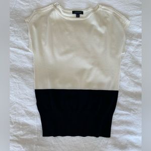 Black and white Ann Taylor top - size S
